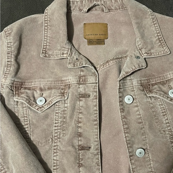 🍂AE Shrunken Corduroy Light Brown Jacket. - Picture 4 of 5